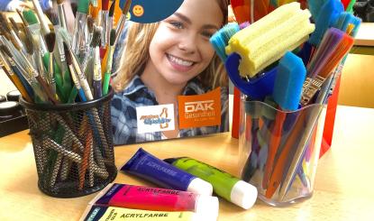 Projekt „bunt statt blau“ an unserer Regelschule