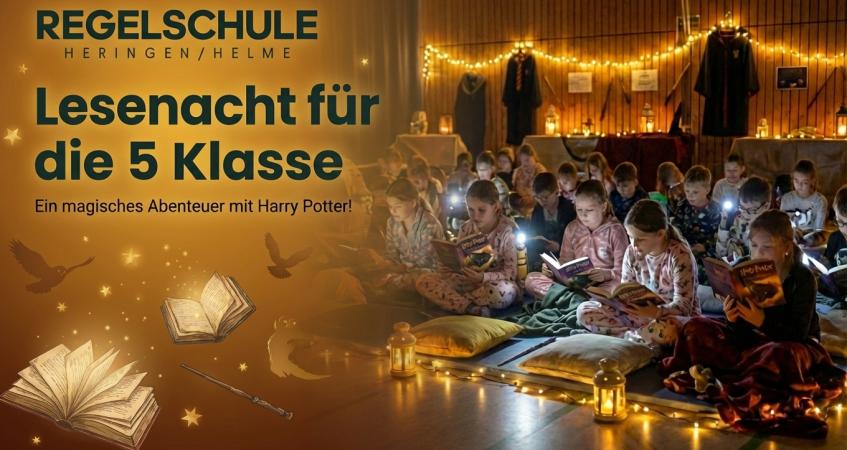 Lesenacht für die 5 Klasse