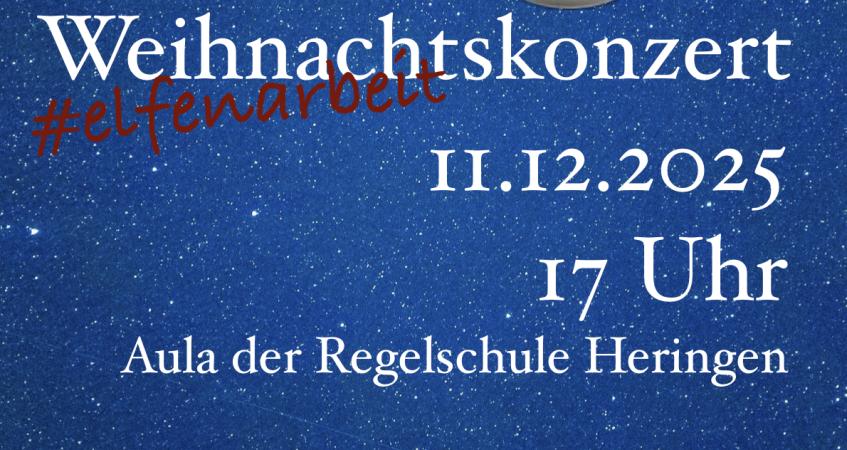 Weihnachtskonzert der Regelschule